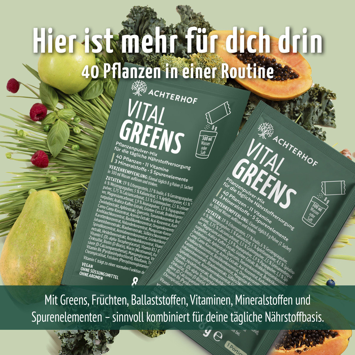 Vital Greens Pulver (30 Sachets)