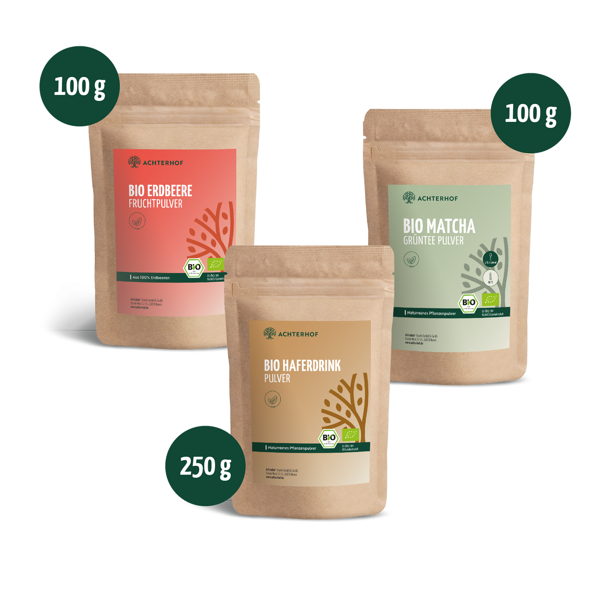 Bio Strawberry Matcha Latte Set