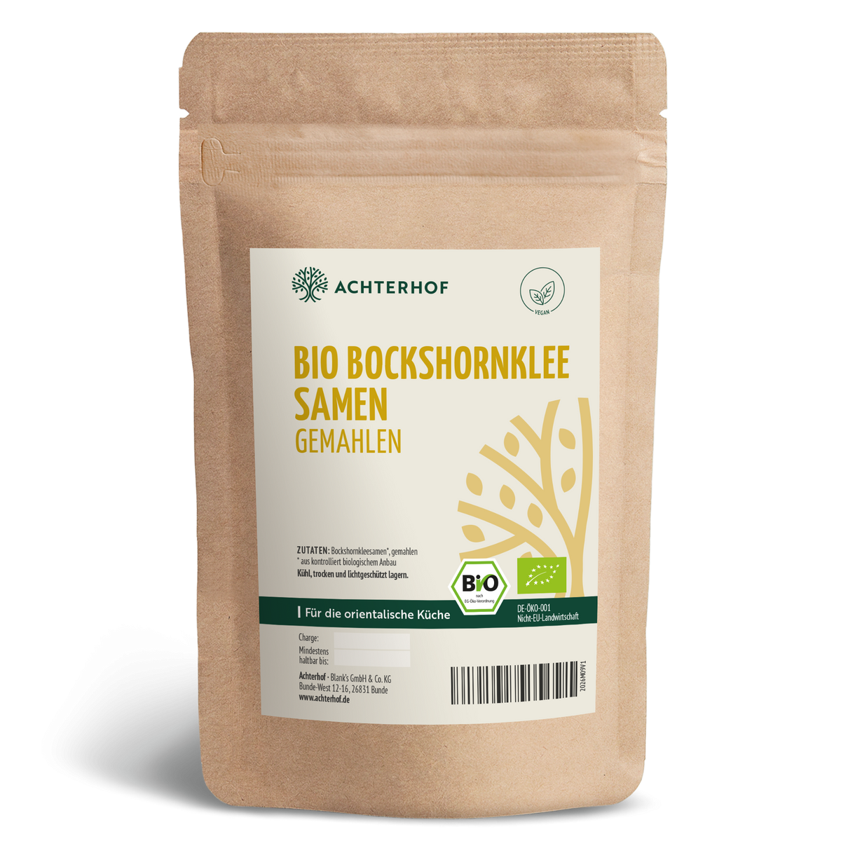Bockshornkleesamen gemahlen Bio (1000g)