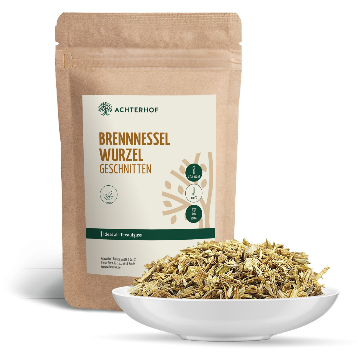 Brennnesselwurzel geschnitten (1000g)