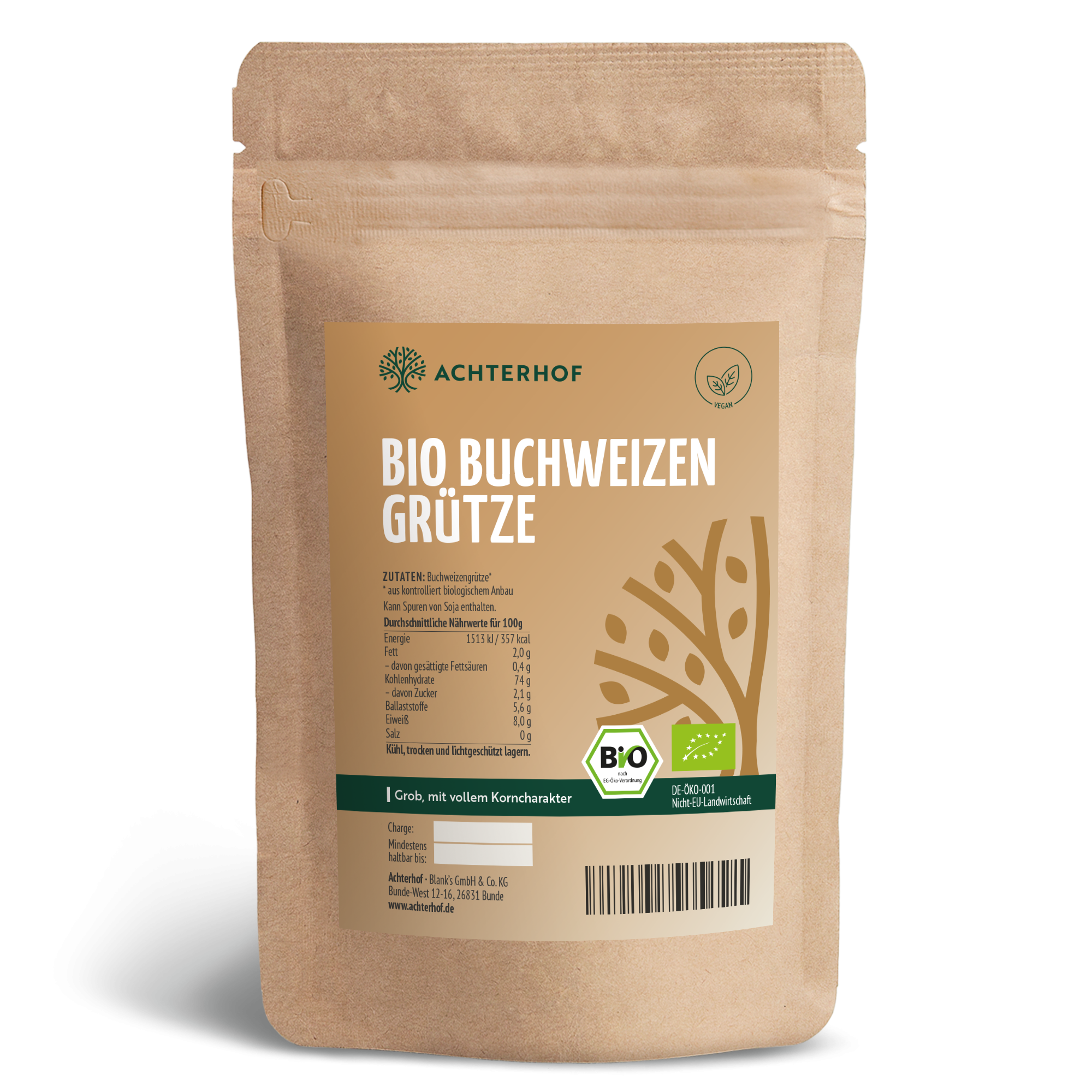 Bio Buchweizen Grits (500g)