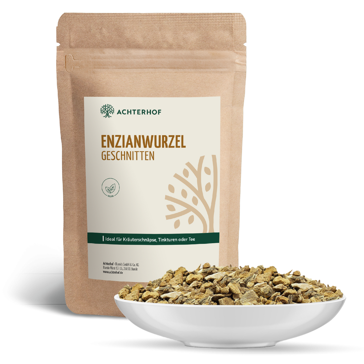 Enzianwurzel geschnitten (500g)