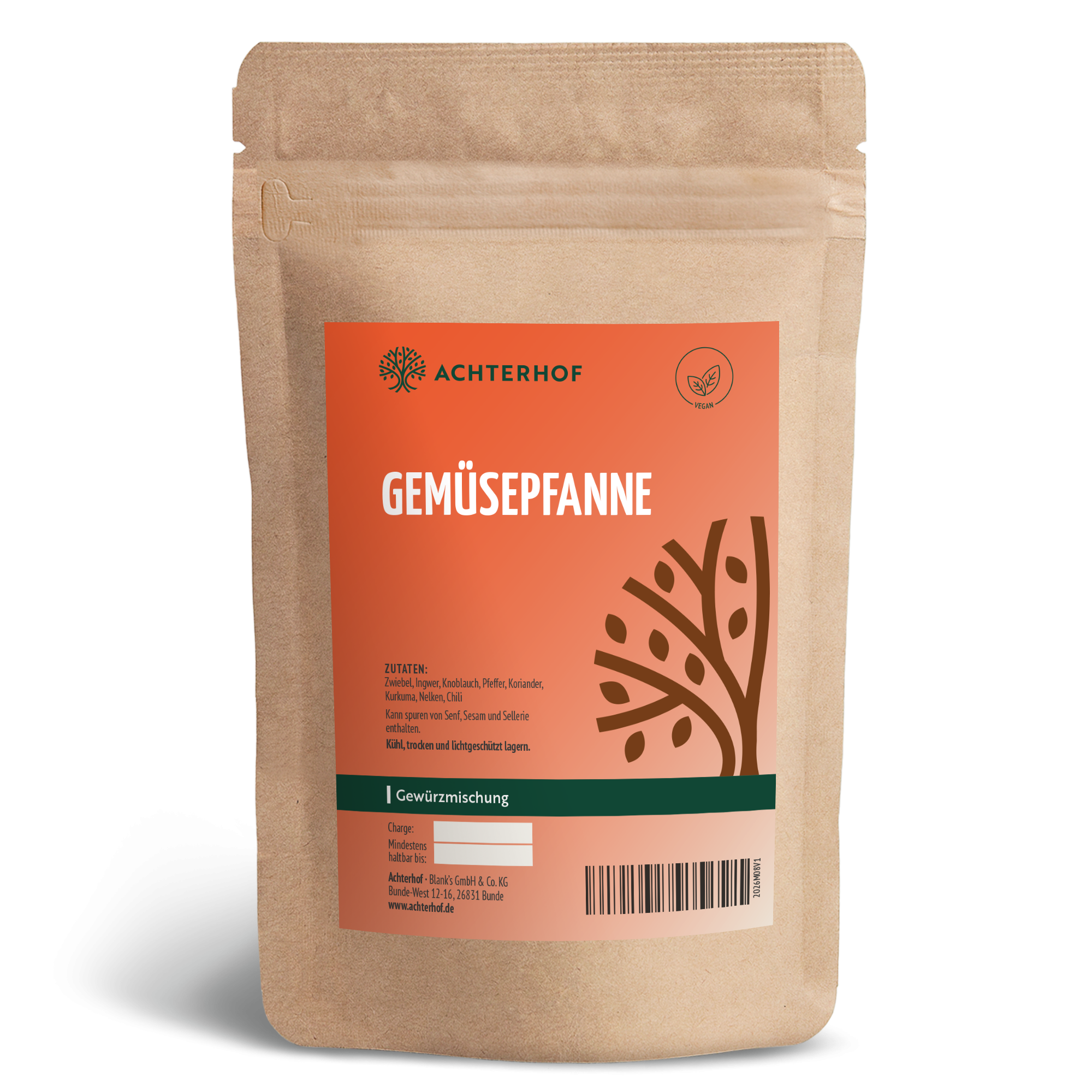 Gemüsepfanne Gewürzmischung (100g)