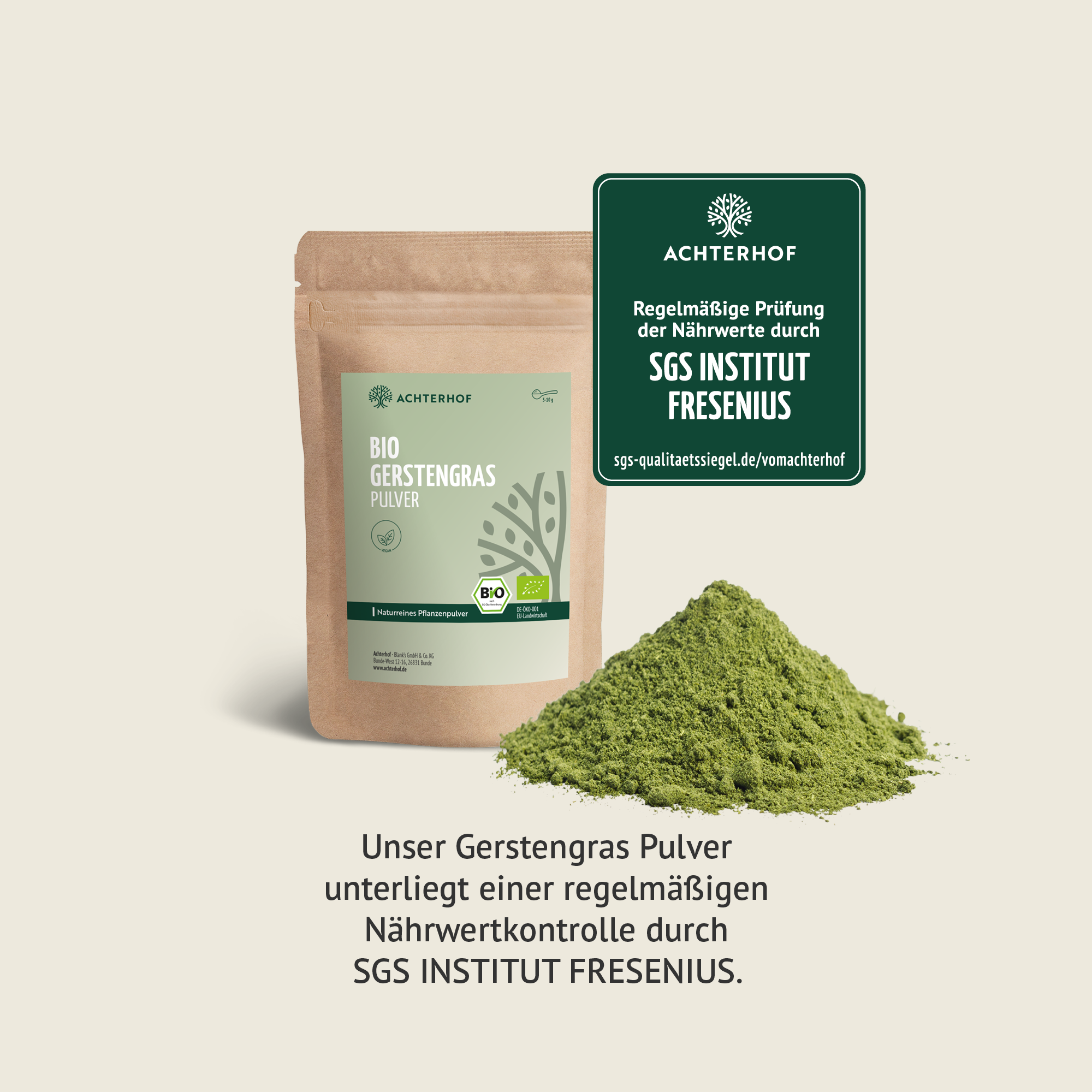 Bio Gerstengras Pulver (500g)