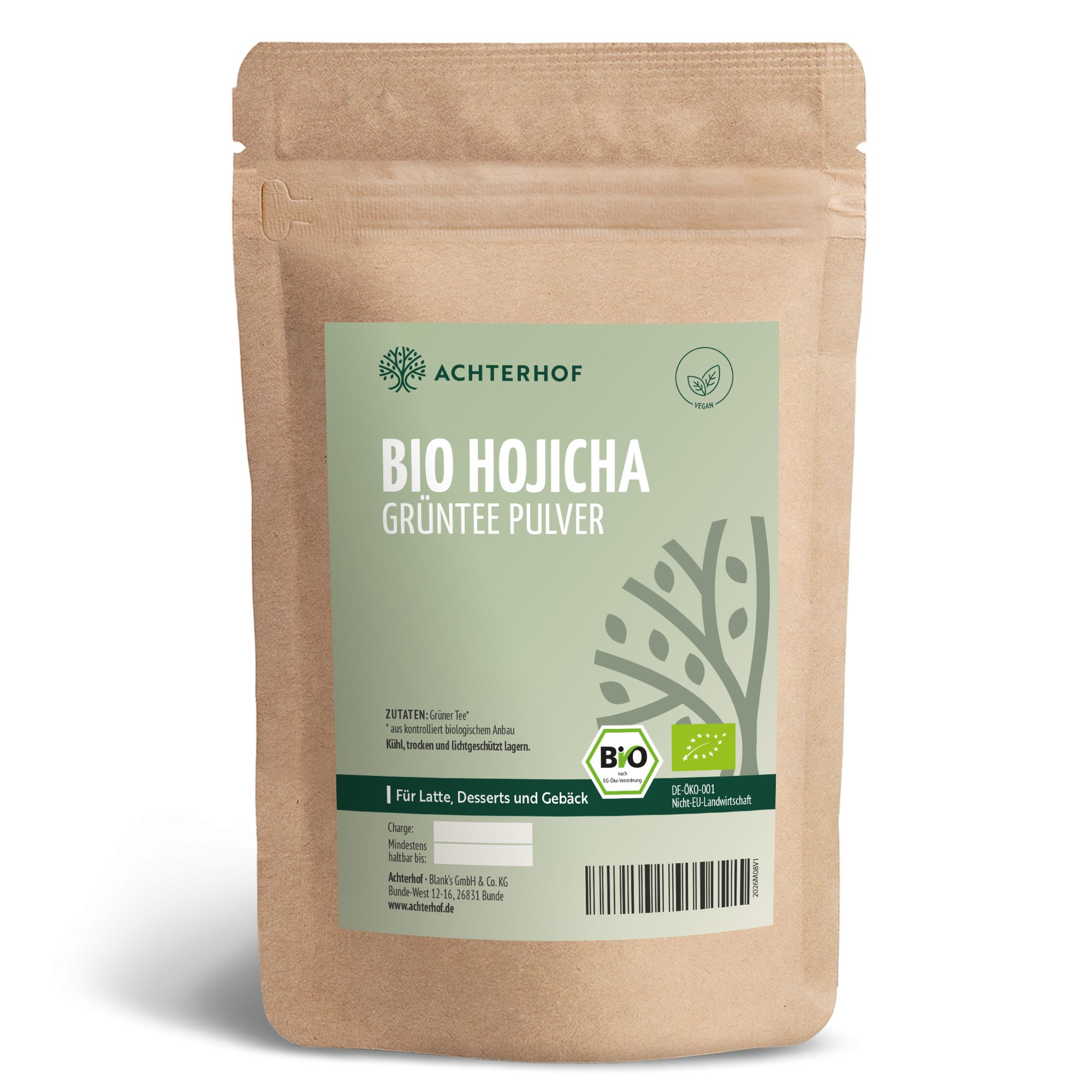 Bio Hojicha Pulver (100g)