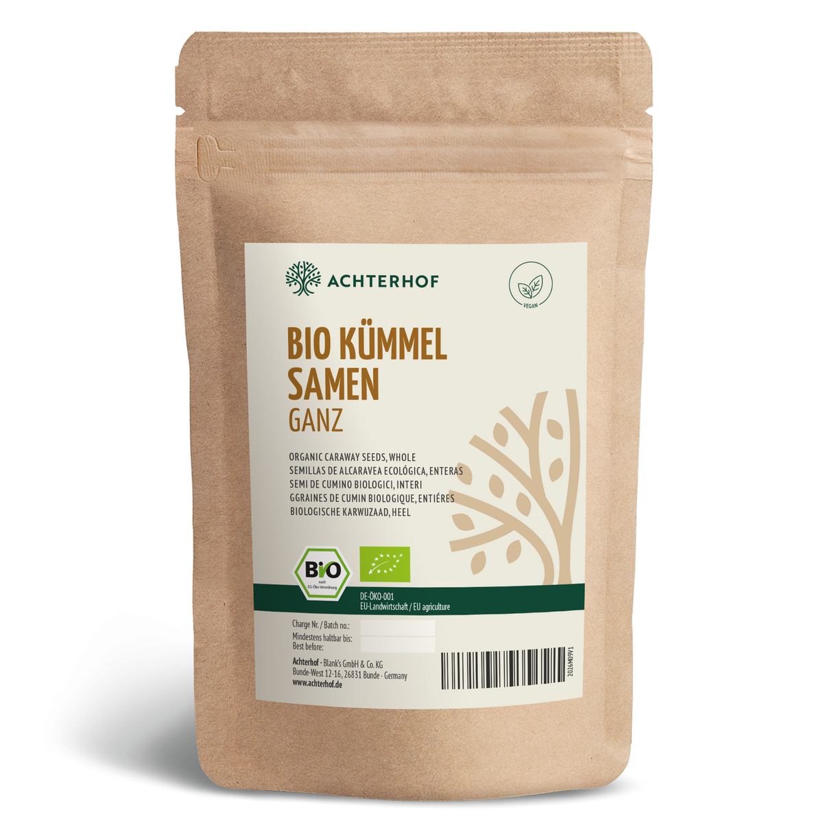 Kümmelsamen ganz Bio (500g)