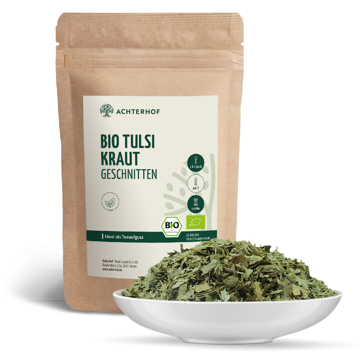 Tulsikraut geschnitten Bio (100g)