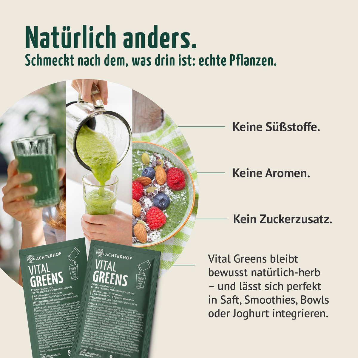Vital Greens Pulver (30 Sachets)