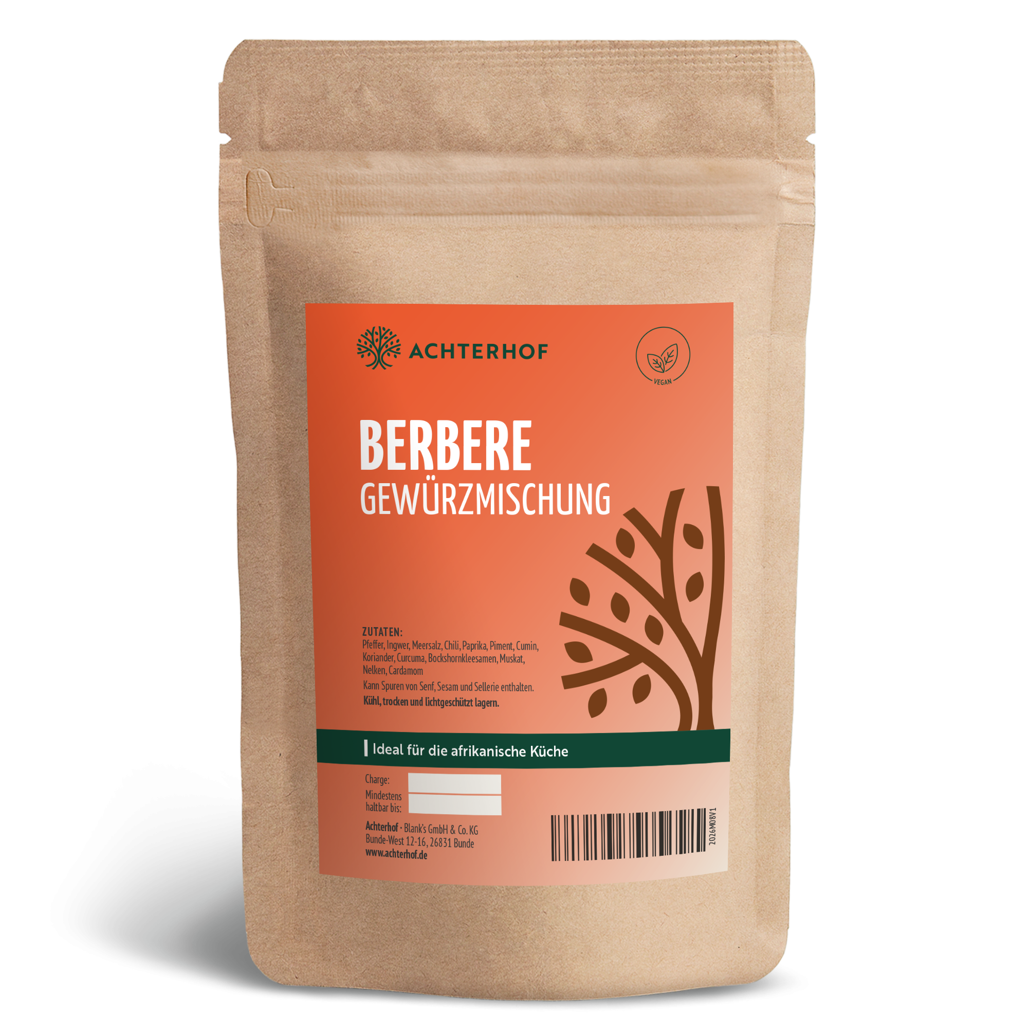 Berbere Gewürzzubereitung (100g)