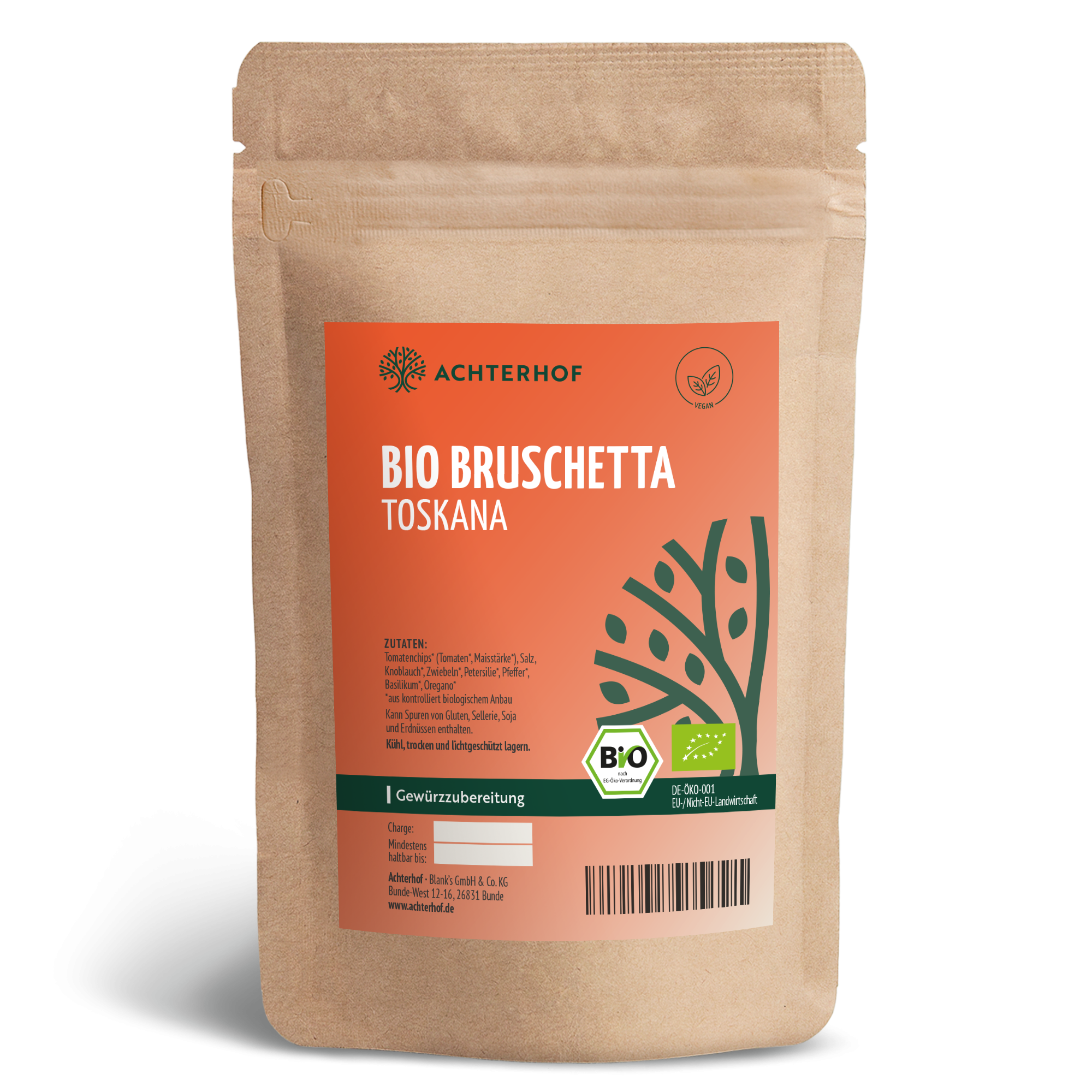 Bio Bruschetta Toskana Gewürzzubereitung (100g)