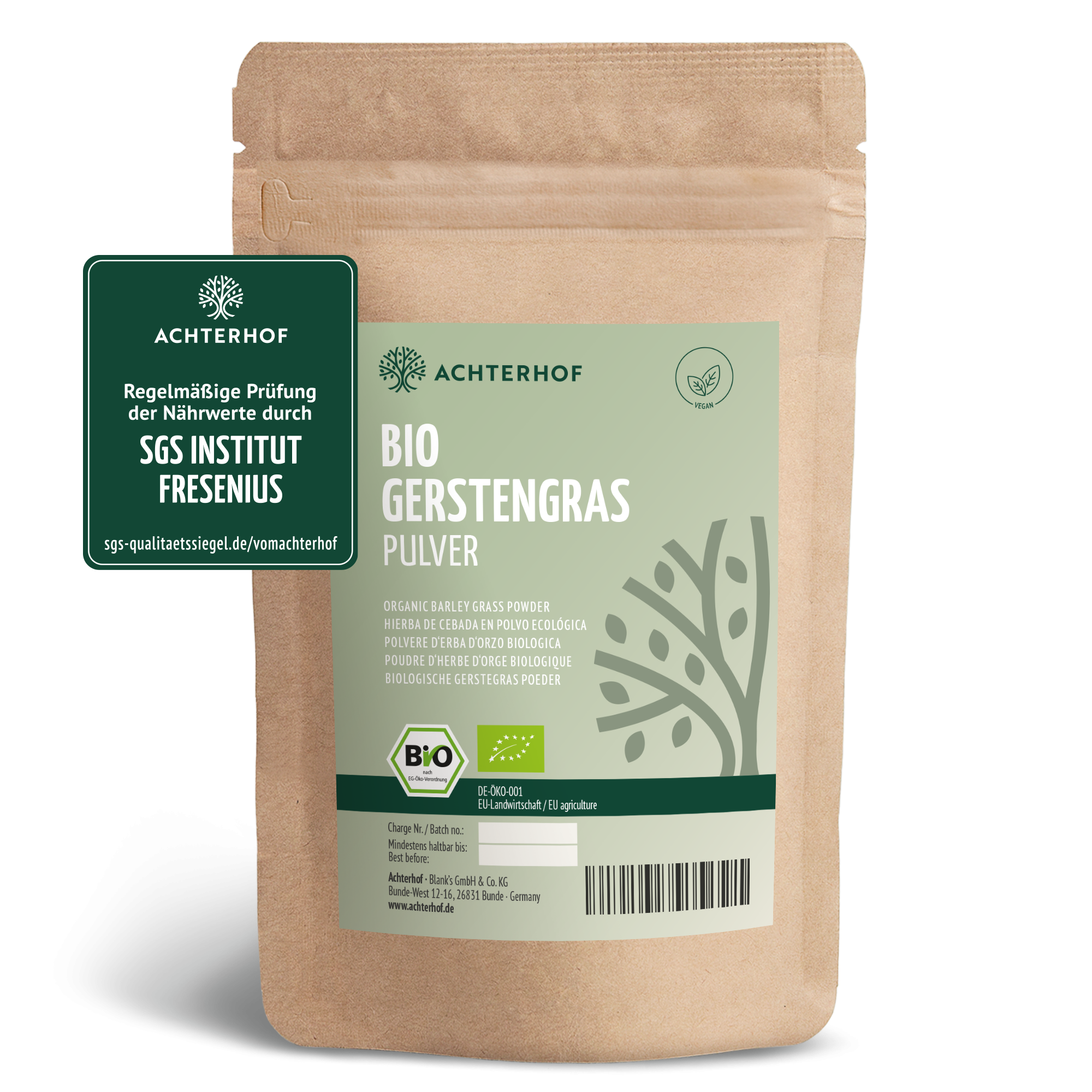 Bio Gerstengras Pulver (150g)
