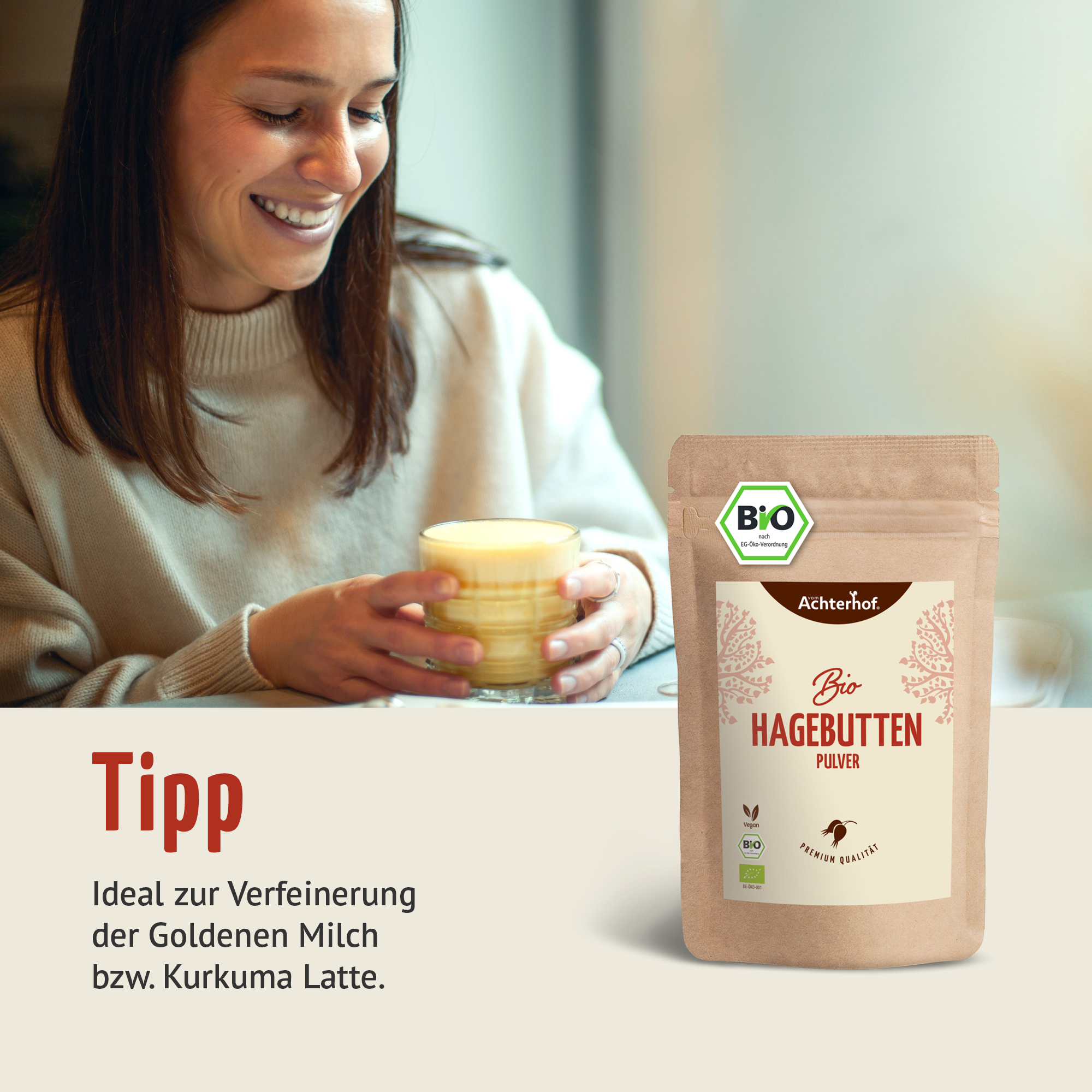 Bio Hagebutten Pulver (1000g)
