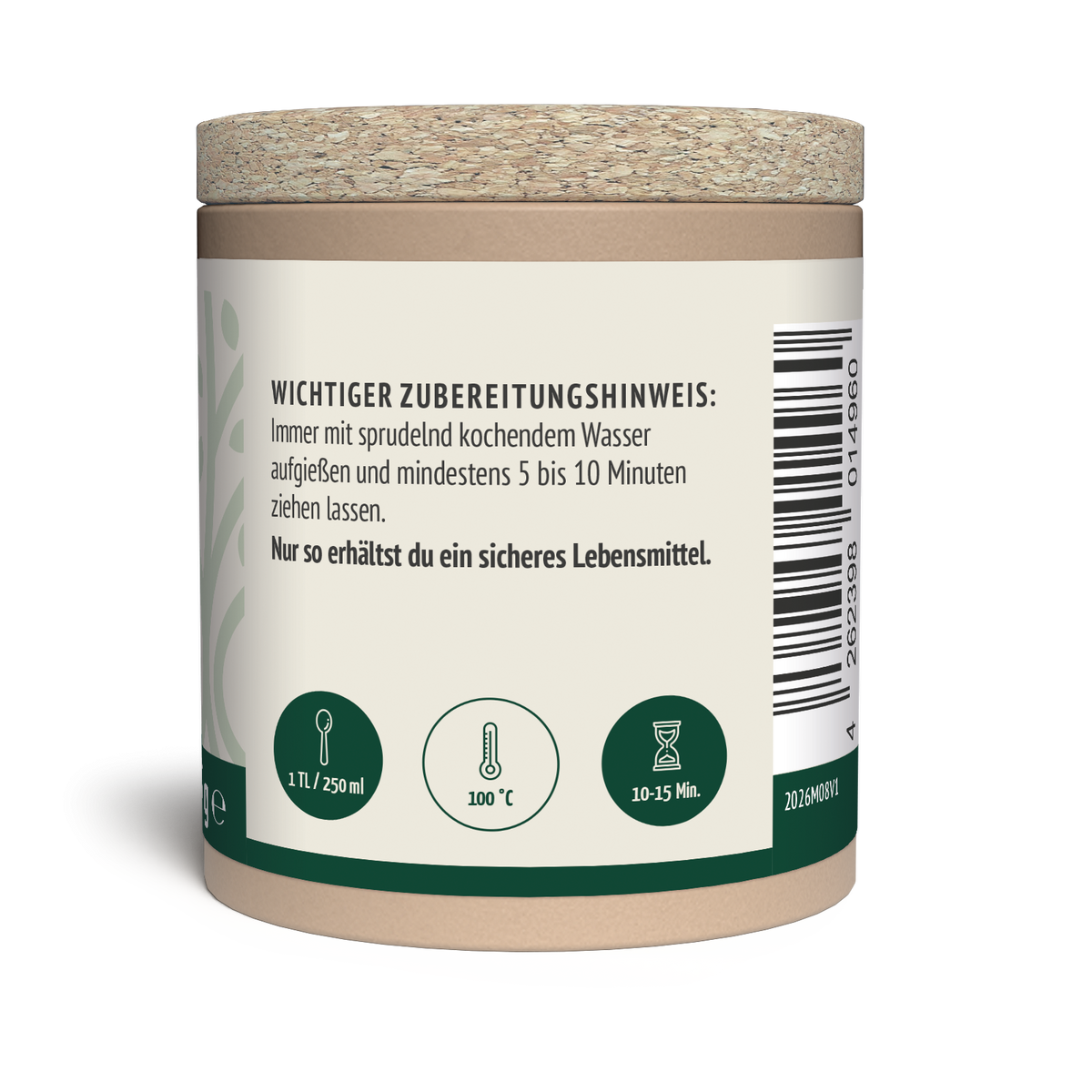 Himbeerblätter geschnitten Bio (14g)