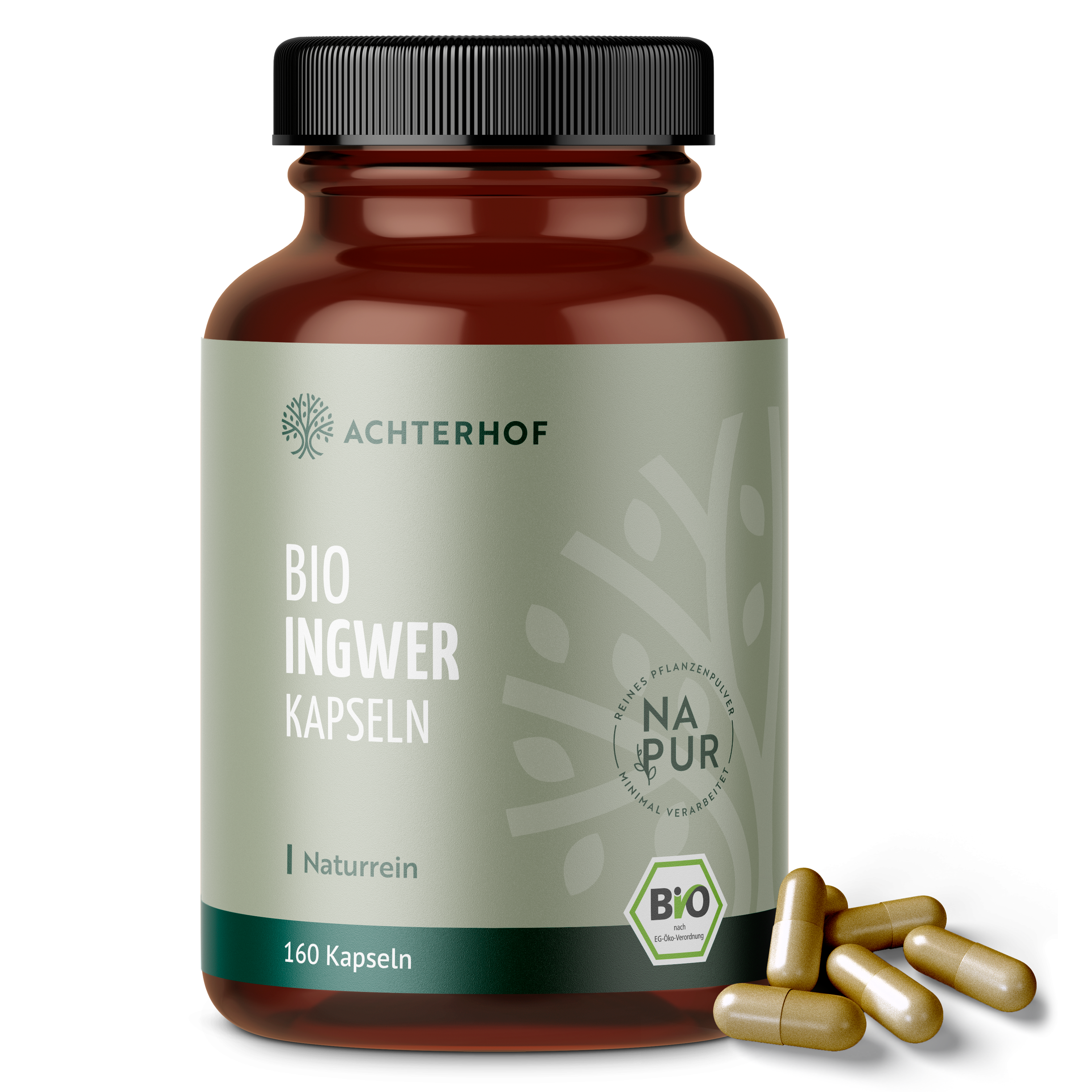 Bio Ingwer Kapseln (160 Kapseln)