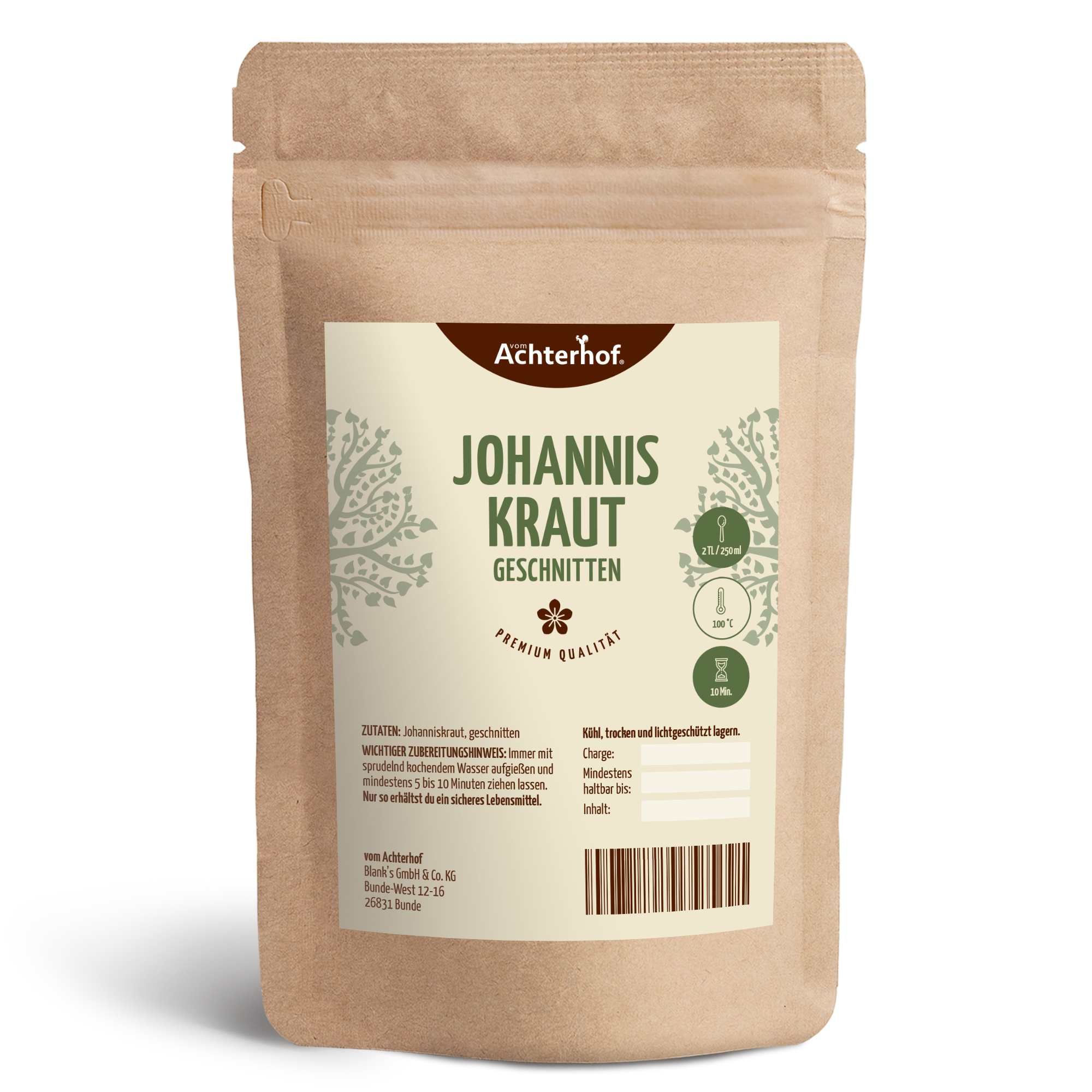 Johanniskraut geschnitten (500g)