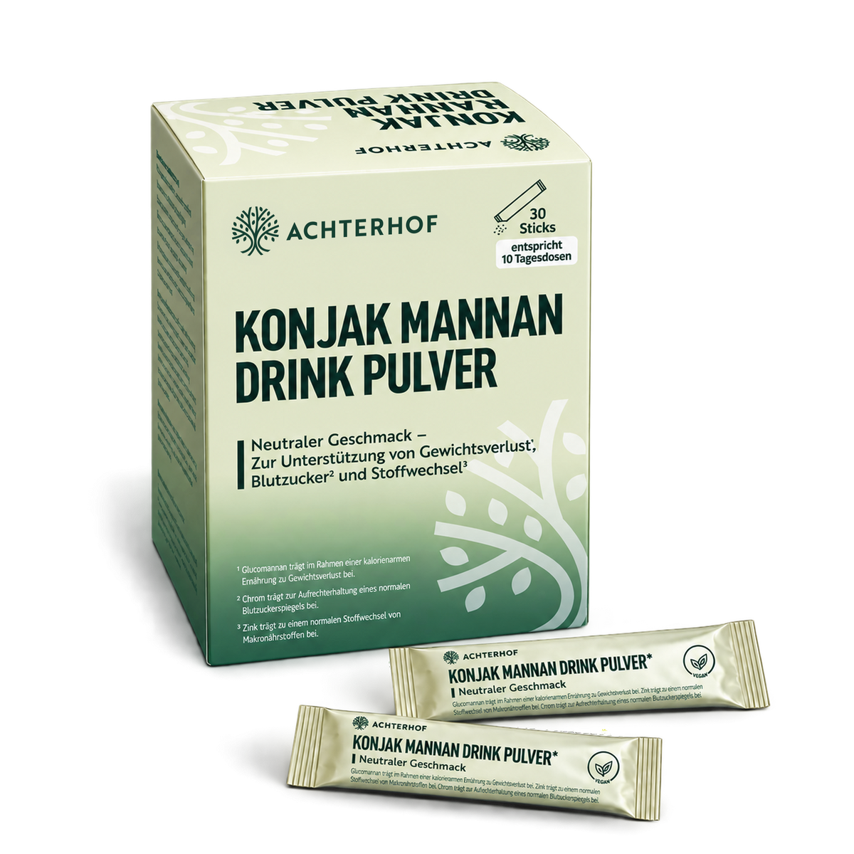 Konjak Mannan Drink Pulver (30 Sticks)