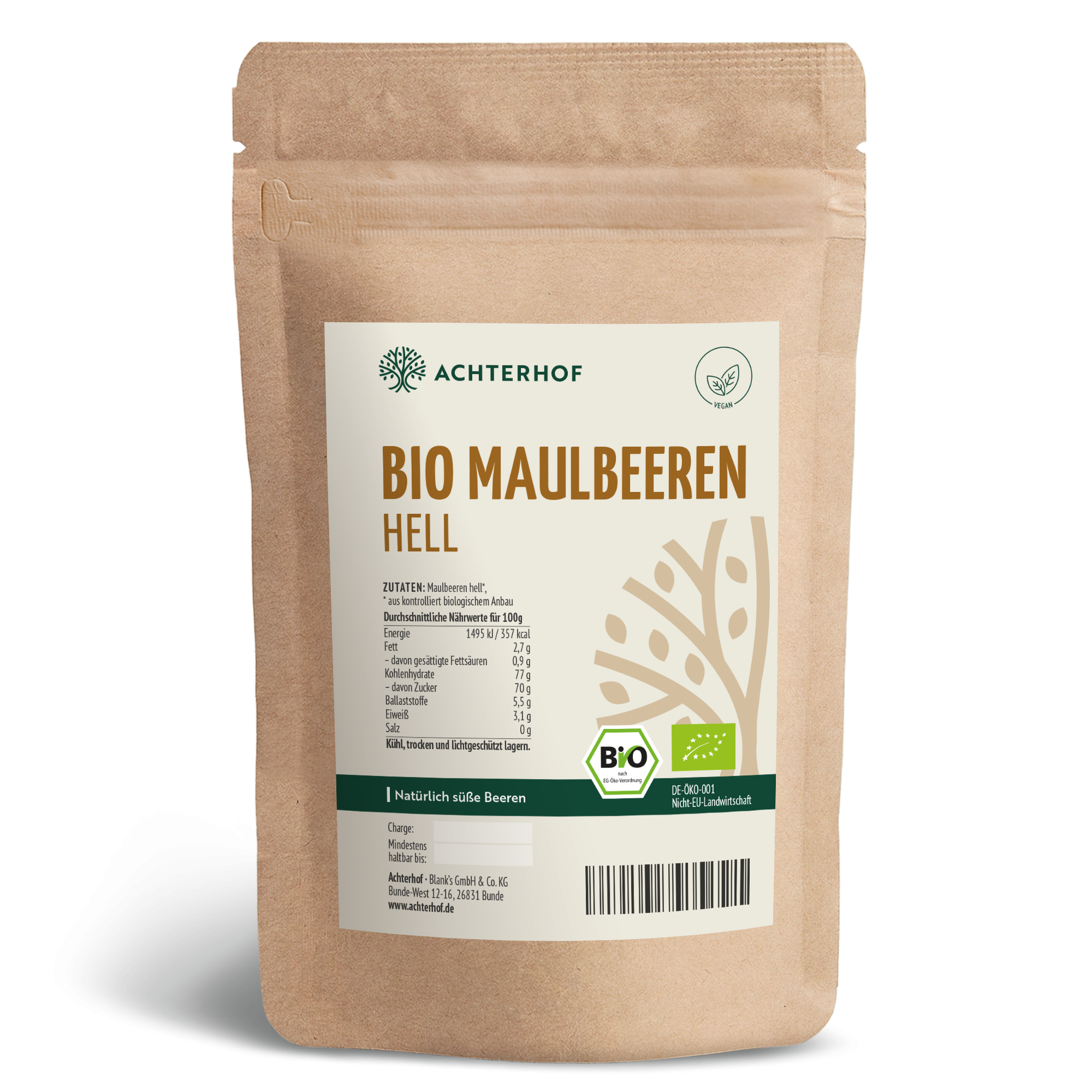 Bio Maulbeeren hell (250g)