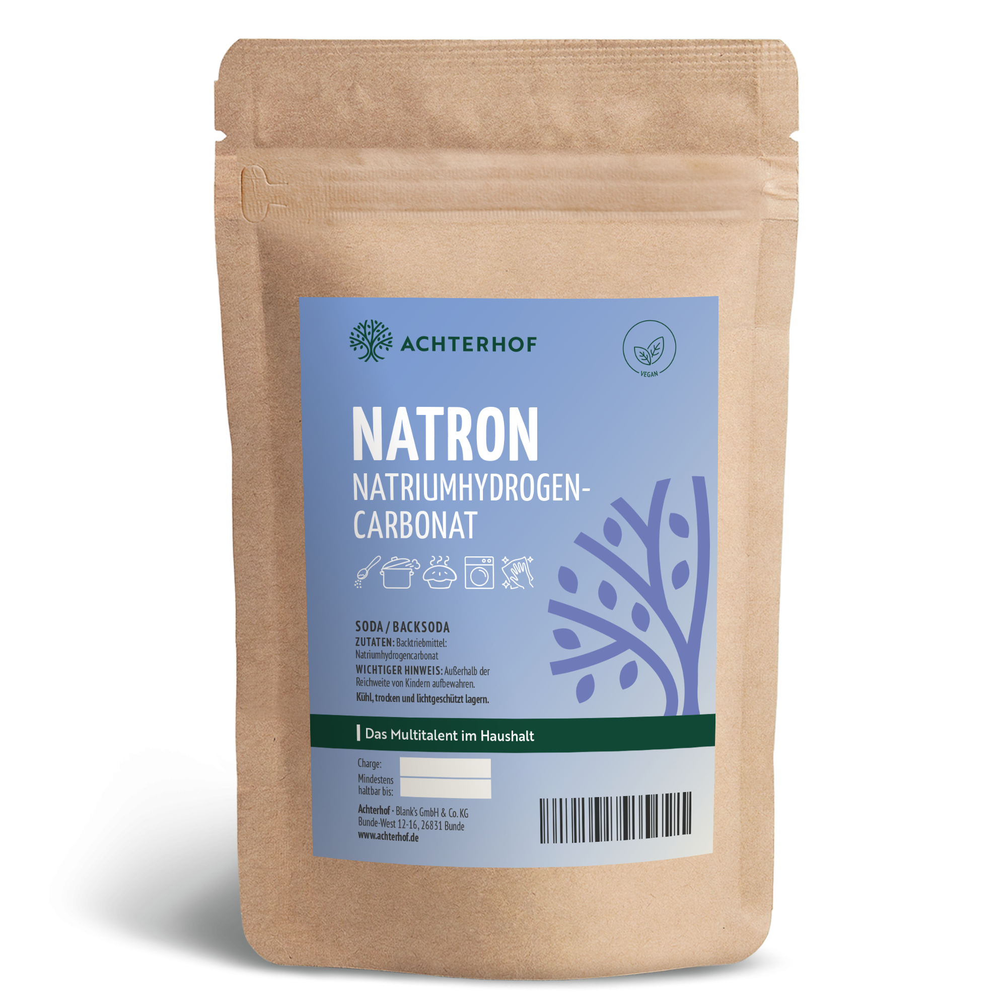 Natron Natriumhydrogencarbonat 250g