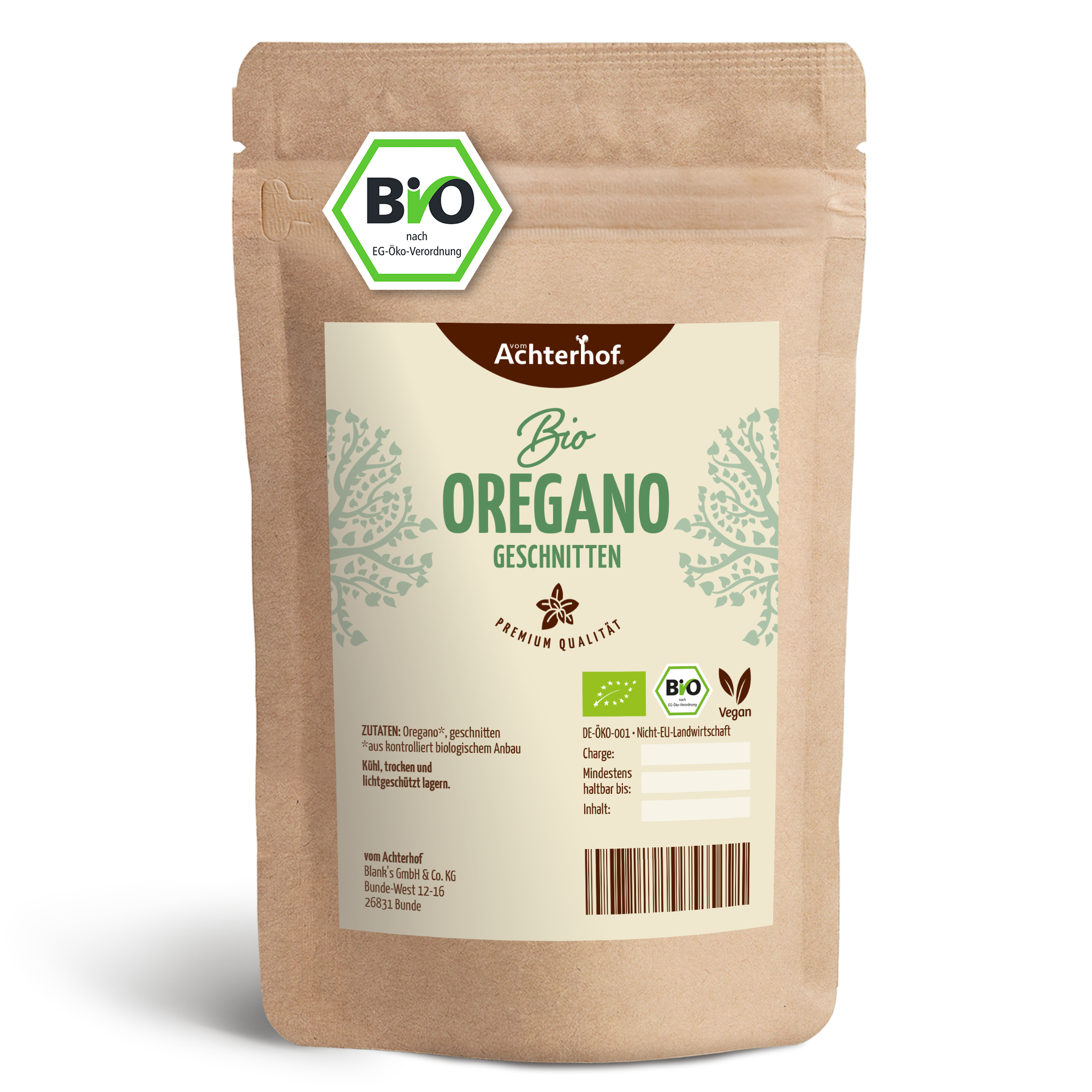 Oregano geschnitten Bio (1000g)