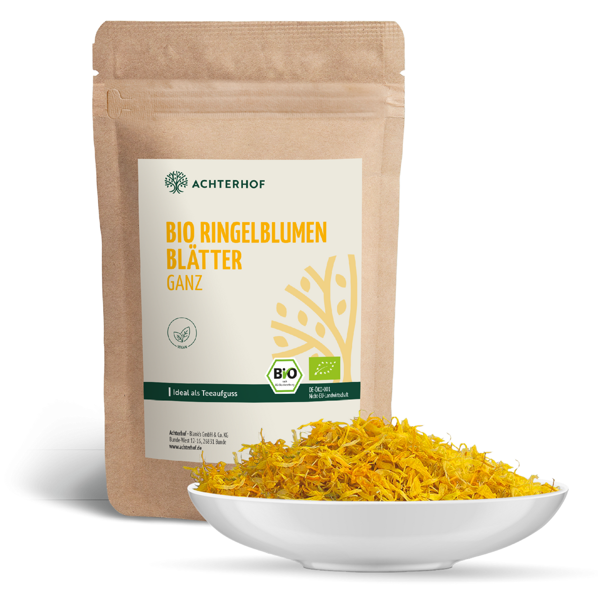Ringelblumenblüten ohne Kelch ganz Bio (250g)