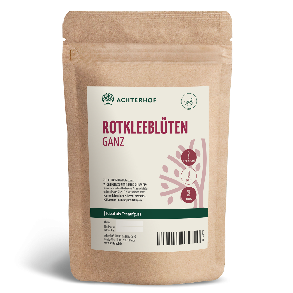 Rotkleeblüten ganz (500g)