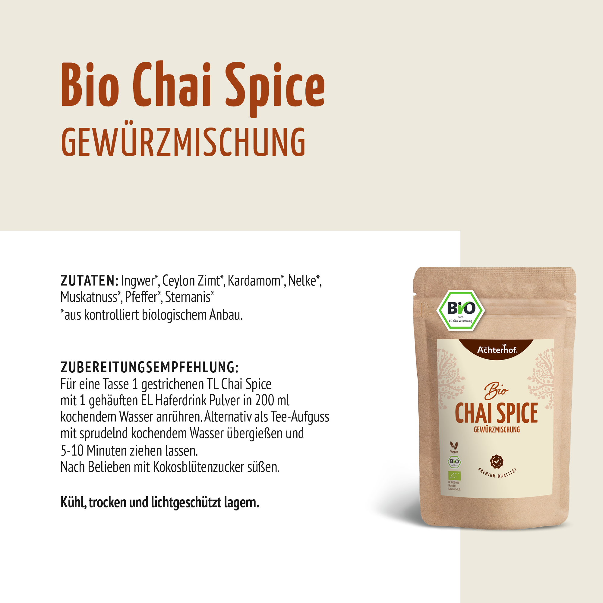 Bio Spicy Chai Latte Set