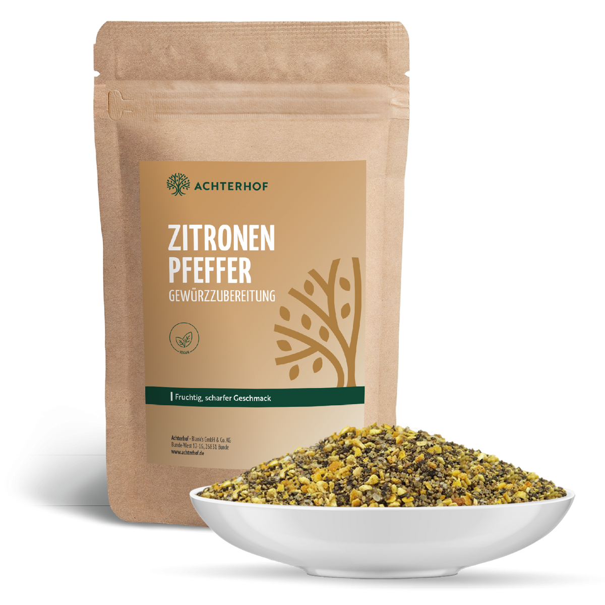 Zitronenpfeffer Gewürzzubereitung (100g)
